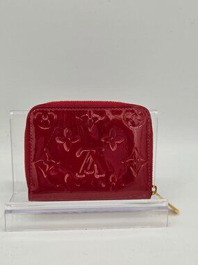 Louis Vuitton Zippy Coin Purse – Vernis Pomme D’Amour Red | Compact Wallet |